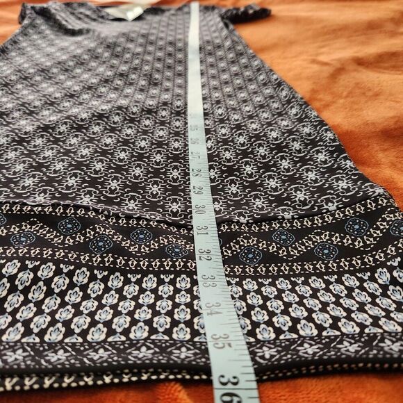 Magnolia Grace Shift Dress Small Petite Short Sleeve Stretch Relax Fit - Picture 8 of 12